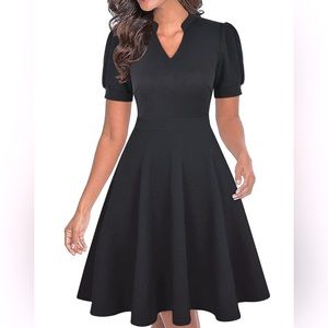Fit & Flare Dress w/Pockets